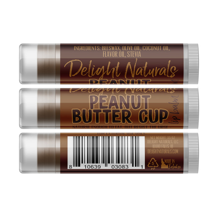 Peanut Butter Cup Lip Balm - Three Pack