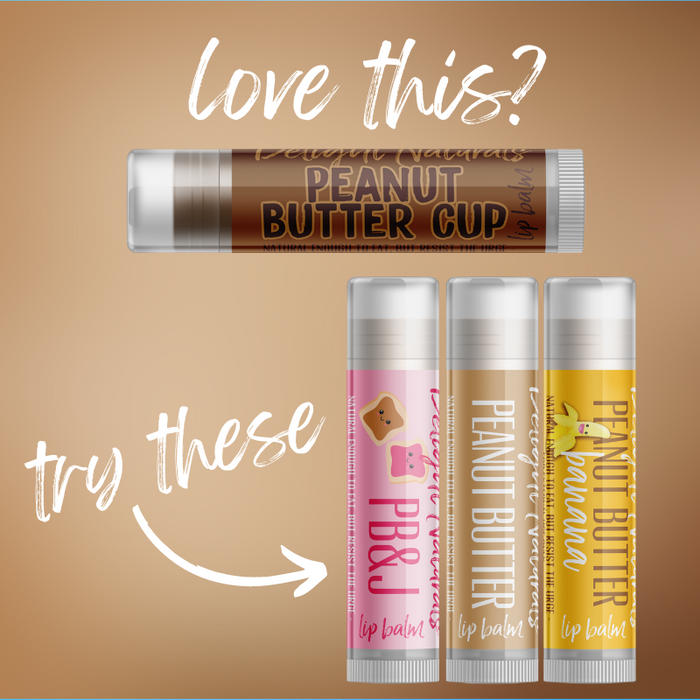 Peanut Butter Cup Lip Balm - Three Pack