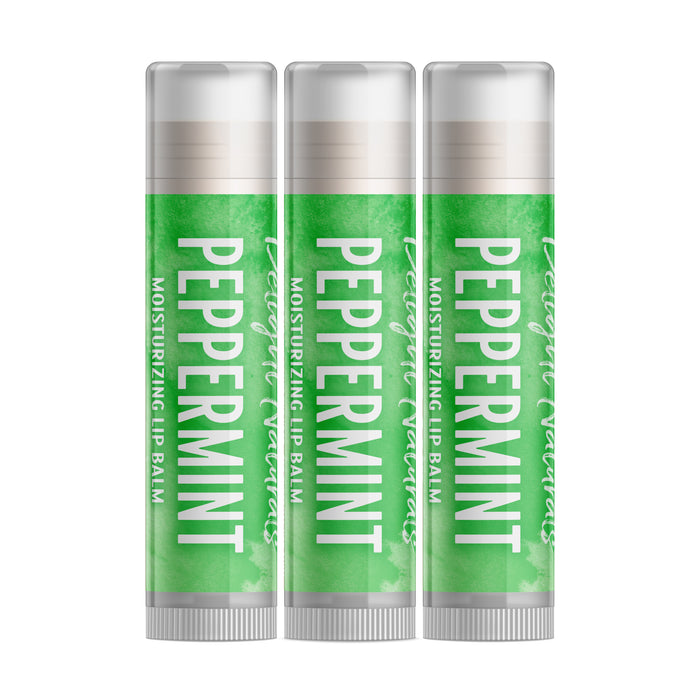 Peppermint Lip Balm - Three Pack