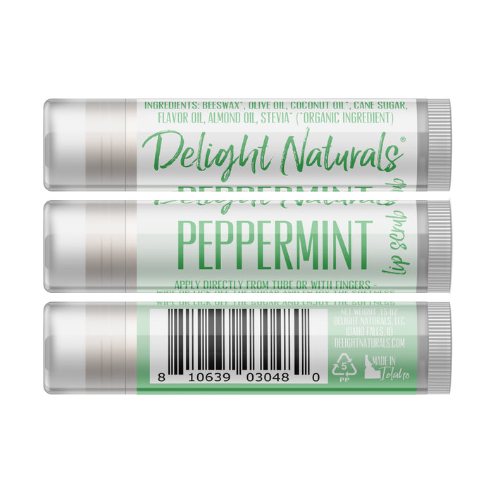 Peppermint Lip Scrub - Three Pack