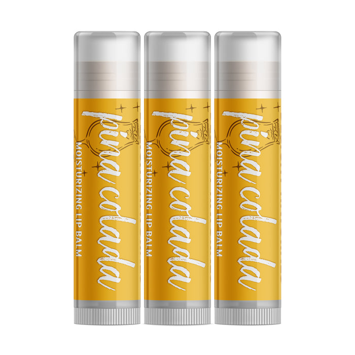 Pina Colada Cocktail Lip Balm - Three Pack