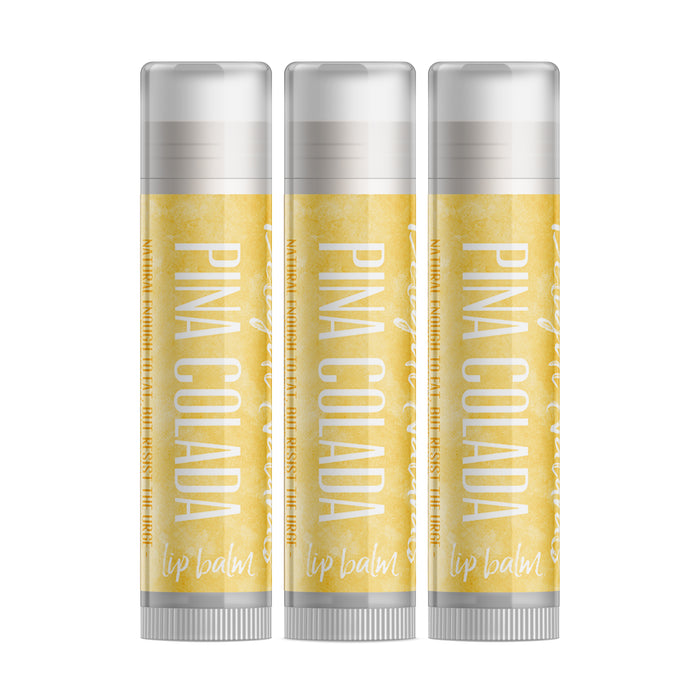 Pina Colada Cocktail Lip Balm - Three Pack