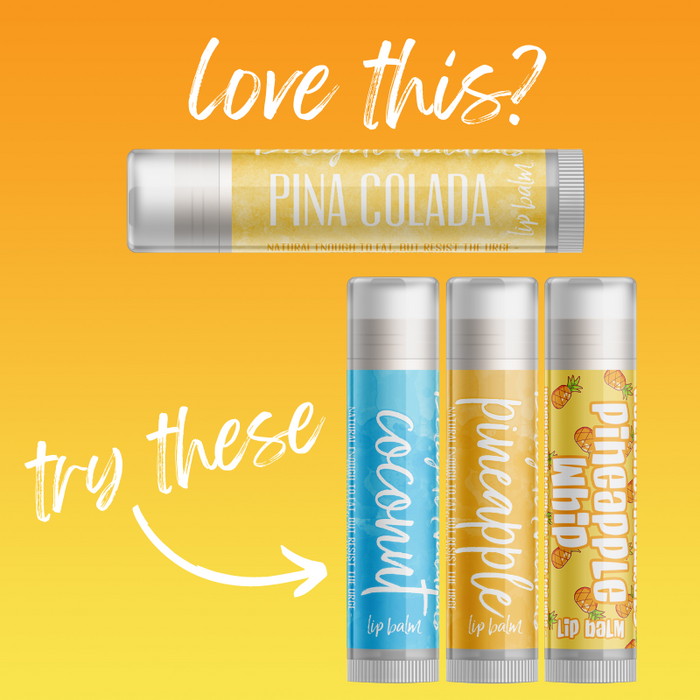 Pina Colada Cocktail Lip Balm - Three Pack