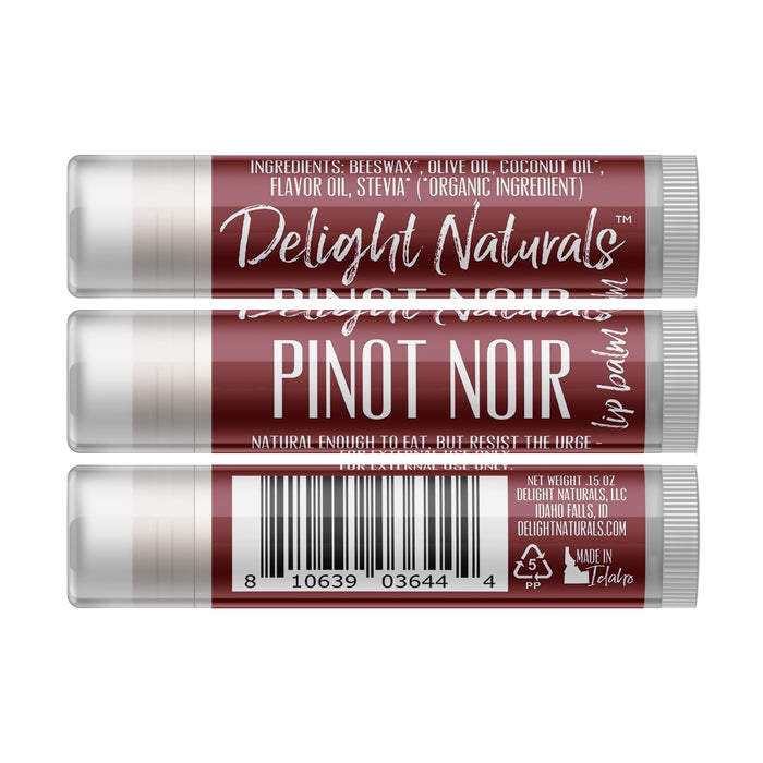 Pinot Noir Wine Lip Balm - Three Pack