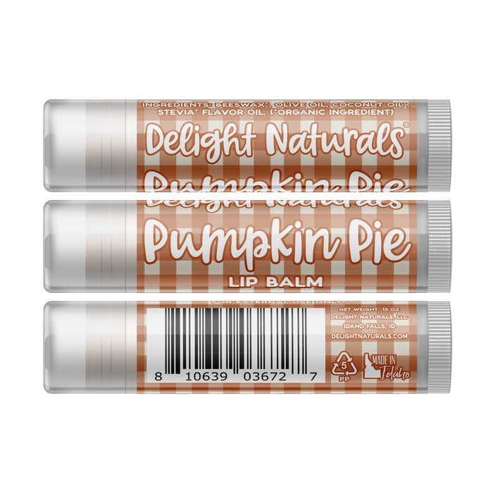 Pumpkin Pie Lip Balm - Three Pack
