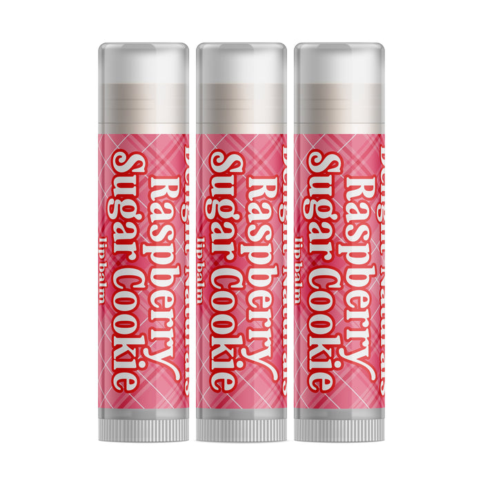 Raspberry Sugar Cookie Lip Balm - Valentine's Day - Three Pack