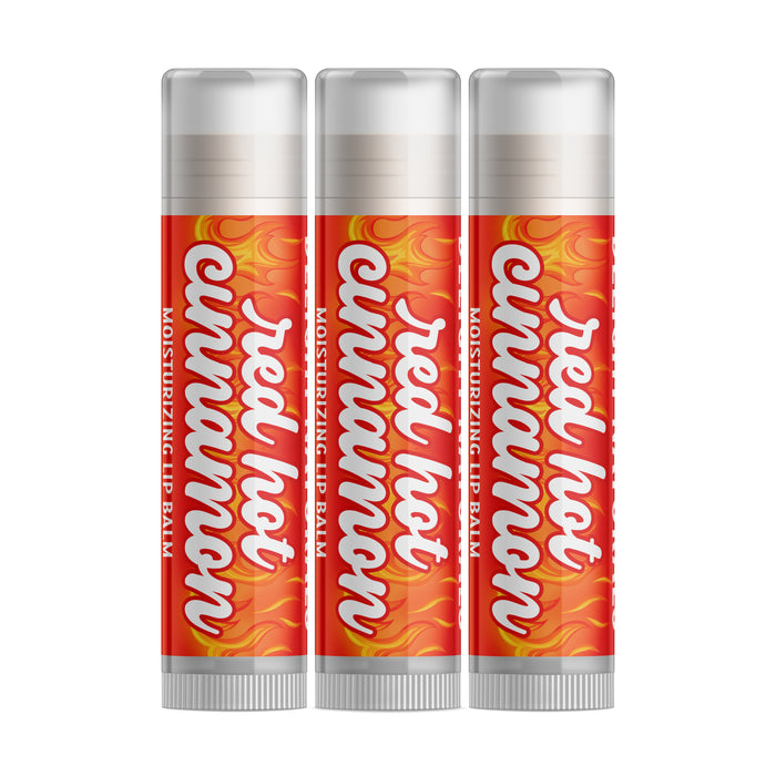 Red Hot Cinnamon Lip Balm - Three Pack