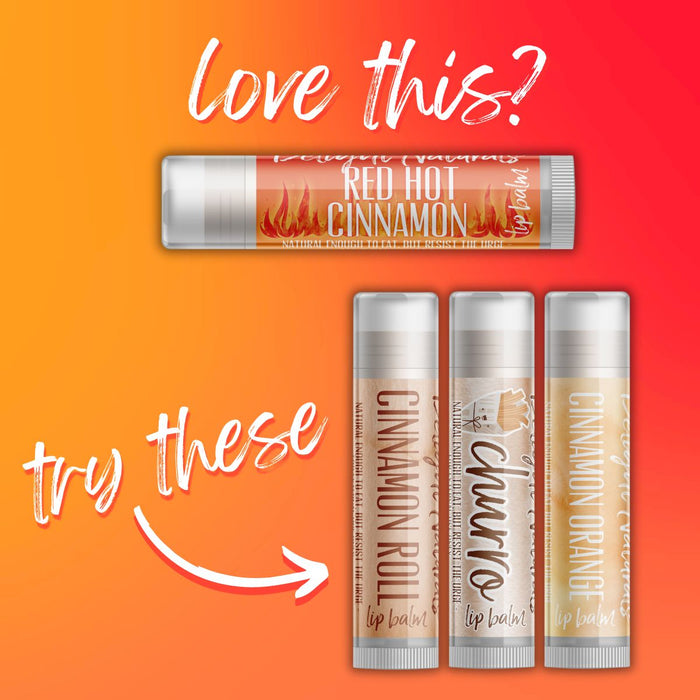 Red Hot Cinnamon Lip Balm - Three Pack