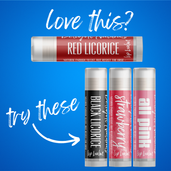 Red Licorice Lip Balm - Three Pack