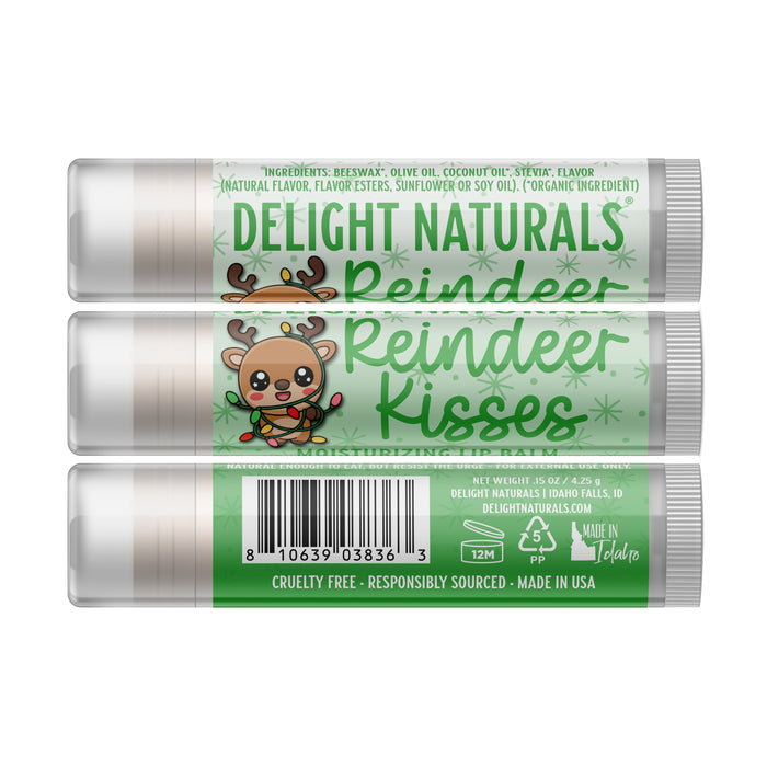 Reindeer Kisses Lip Balm - Three Pack