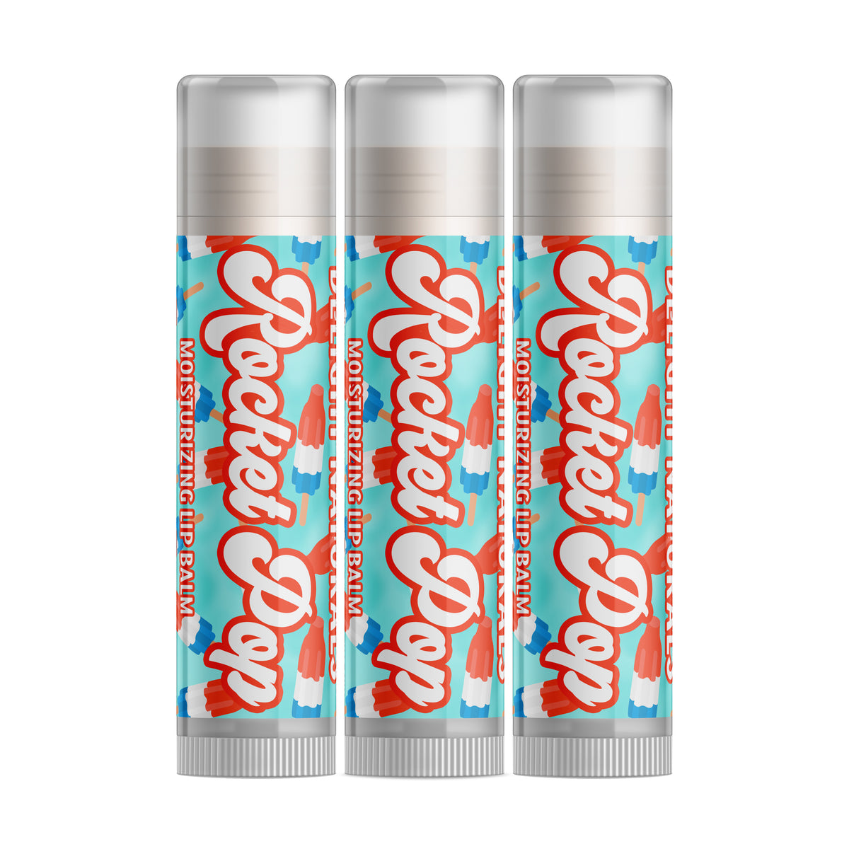 Rocket Pop Lip Balm Three Pack — Delight Naturals