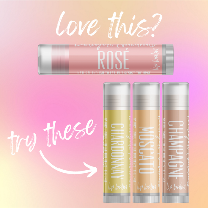 Rosé Wine Lip Balm - Three Pack