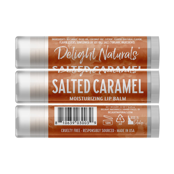 Salted Caramel Lip Balm - Three Pack