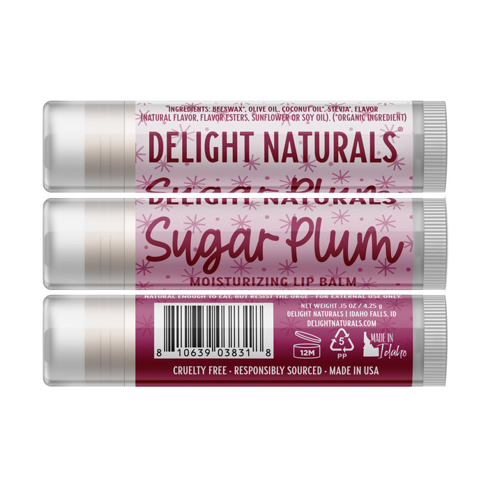 Sugar Plum Lip Balm - Three Pack