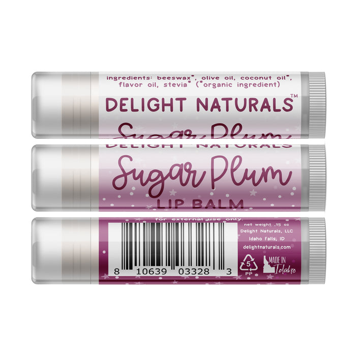 Sugar Plum Lip Balm - Three Pack