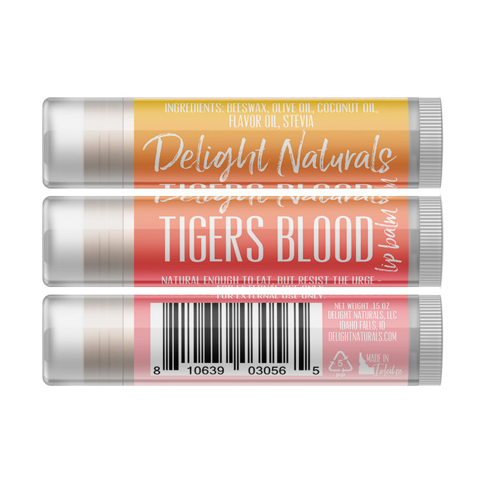 Tigers Blood Lip Balm - Three Pack