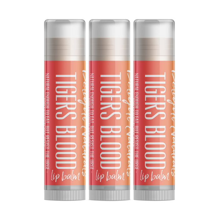 Tigers Blood Lip Balm - Three Pack