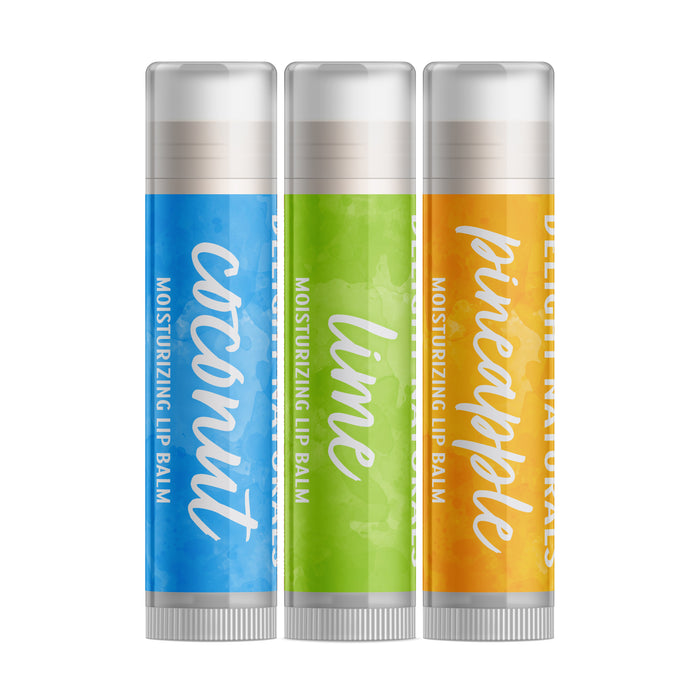 Tropical Fruits Lip Balm Set