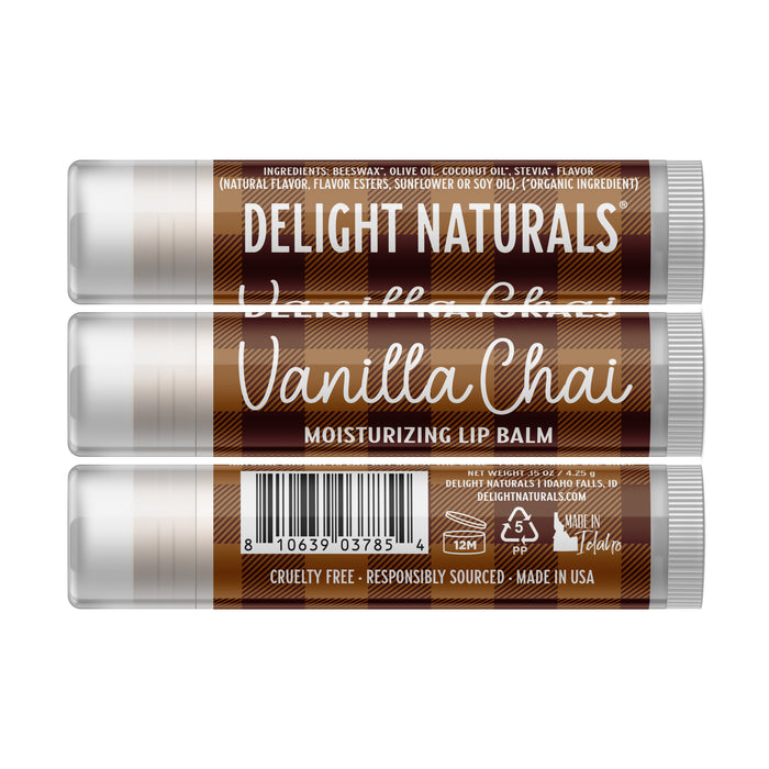 Vanilla Chai Lip Balm - Three Pack