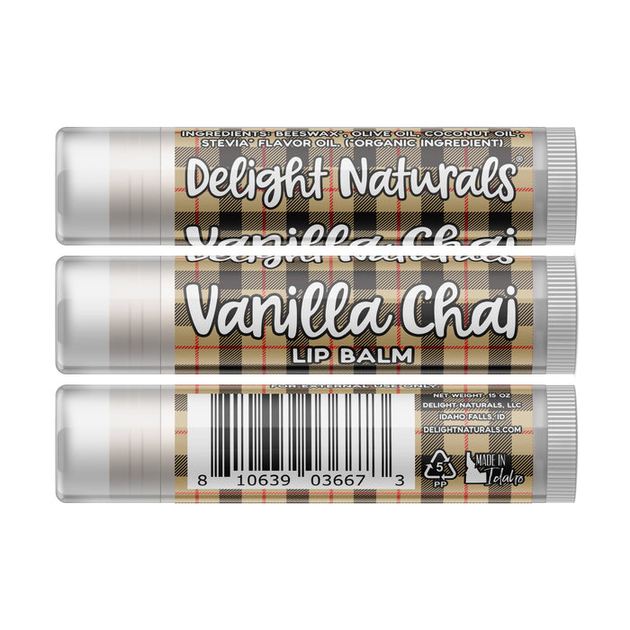 Vanilla Chai Lip Balm - Three Pack
