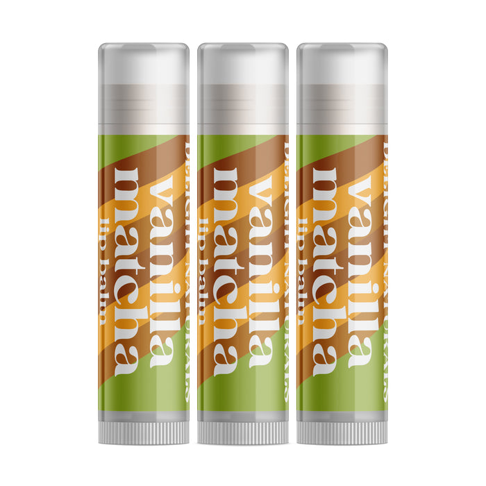 Vanilla Matcha Lip Balm - Three Pack