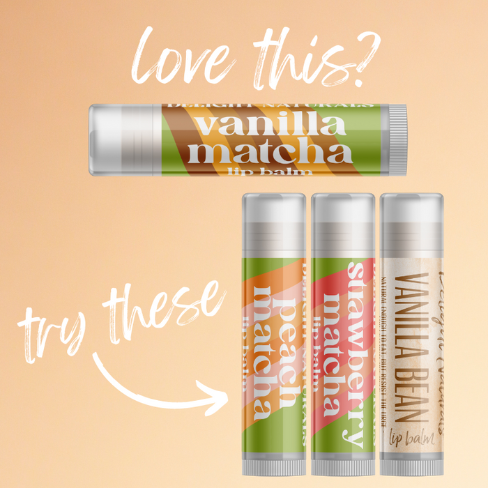 Vanilla Matcha Lip Balm - Three Pack