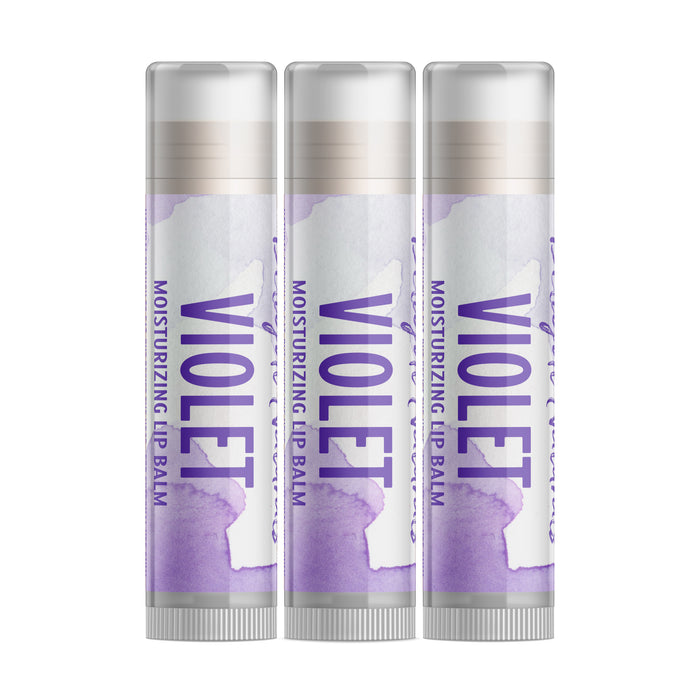 Violet Lip Balm - Three Pack
