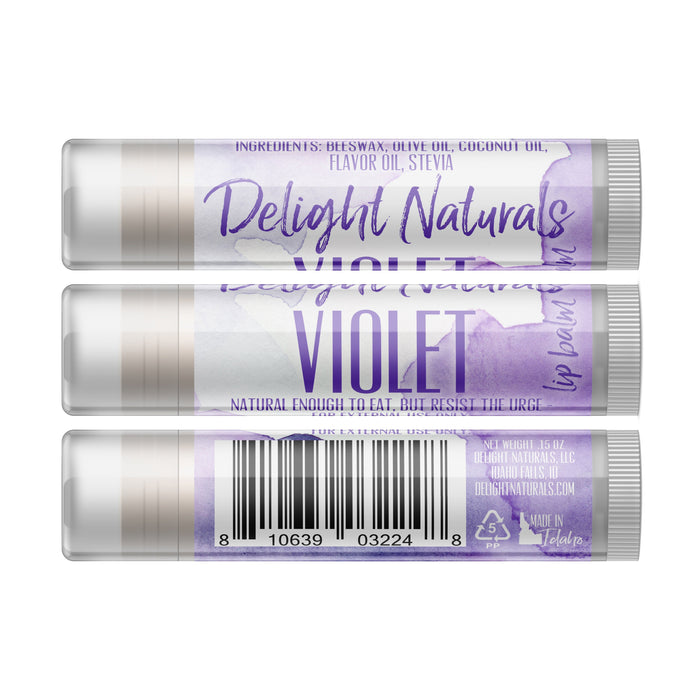 Violet Lip Balm - Three Pack