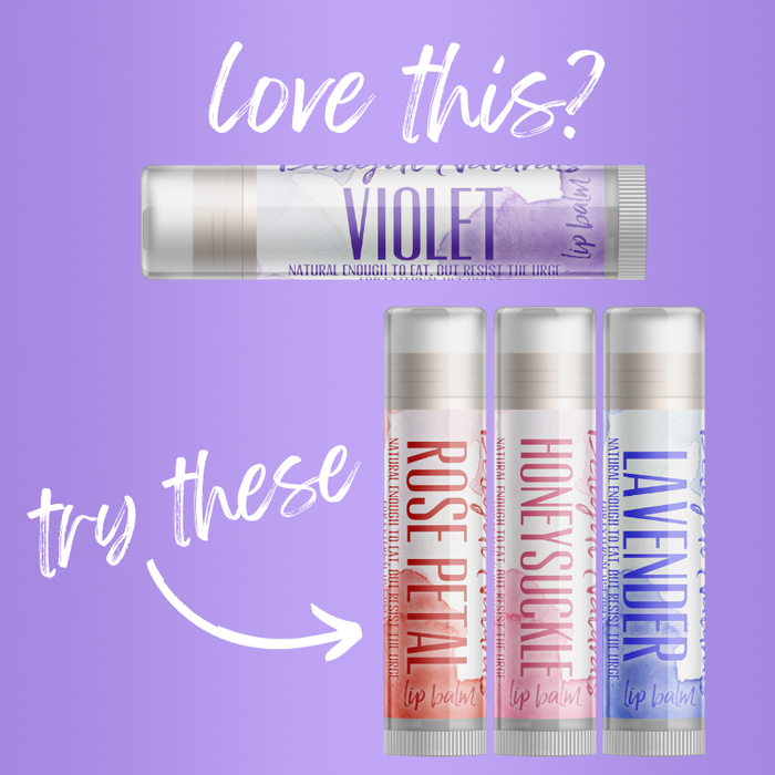 Violet Lip Balm - Three Pack