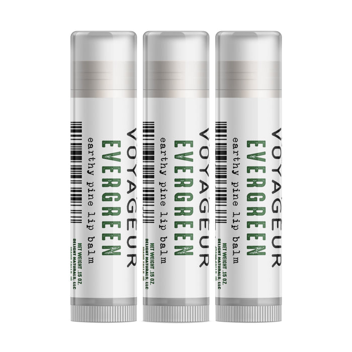 Voyageur Evergreen Lip Balm - Three Pack