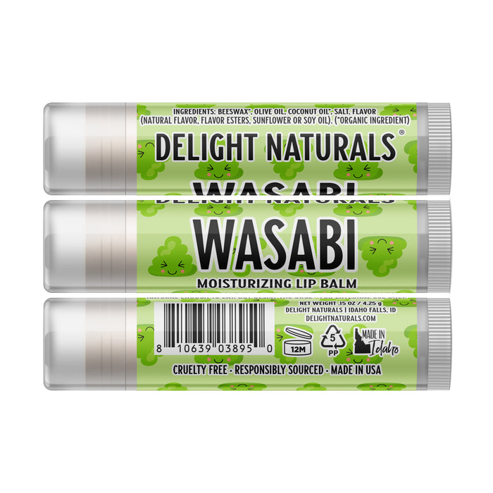 Wasabi Lip Balm - Three Pack