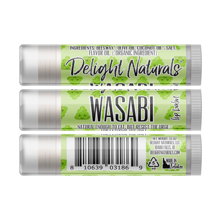 Wasabi Lip Balm - Three Pack