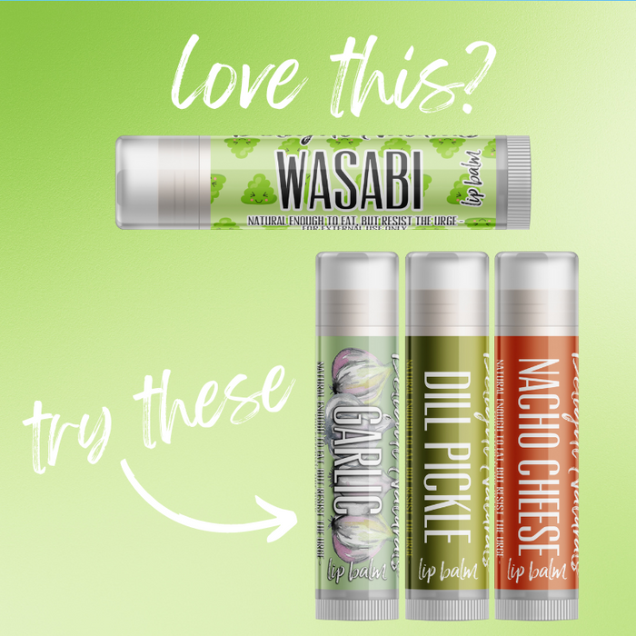 Wasabi Lip Balm - Three Pack