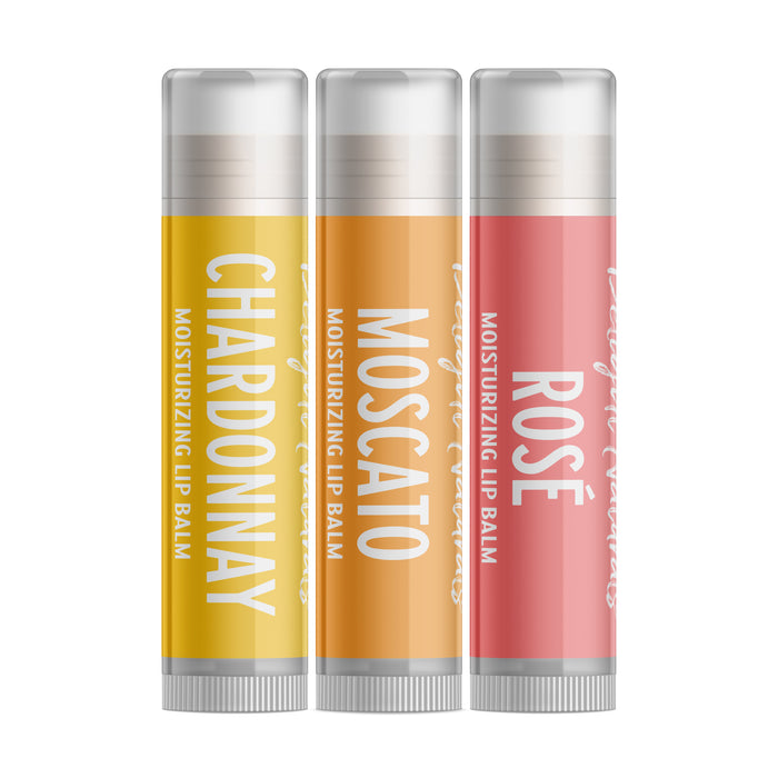 White Wine Lip Balm Set