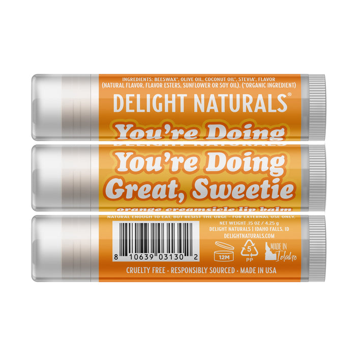 You're Doing Great Sweetie Lip Balm - Three Pack