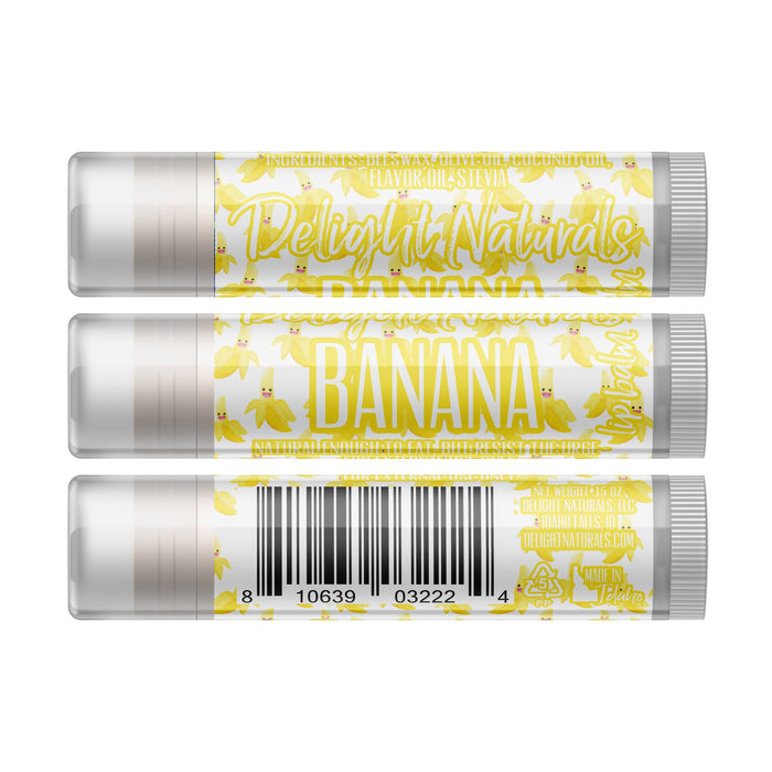 Banana Lip Balm - Three Pack
