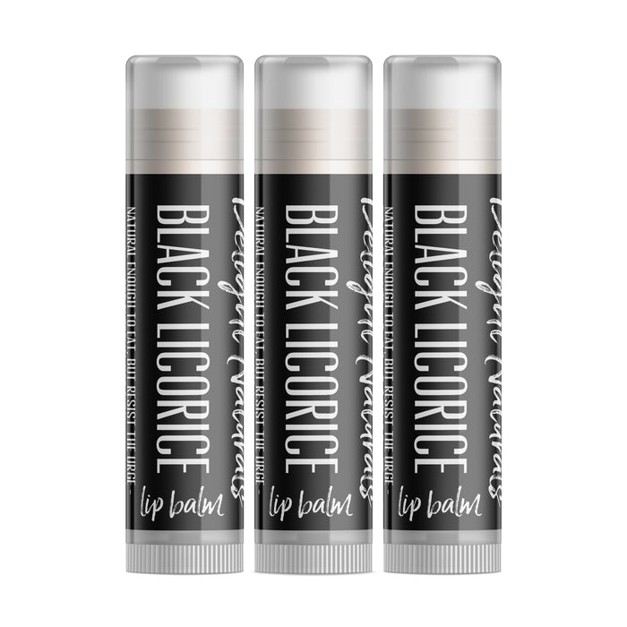 Black Licorice Lip Balm - Three Pack