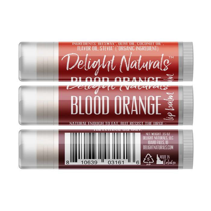 Blood Orange Lip Balm - Three Pack