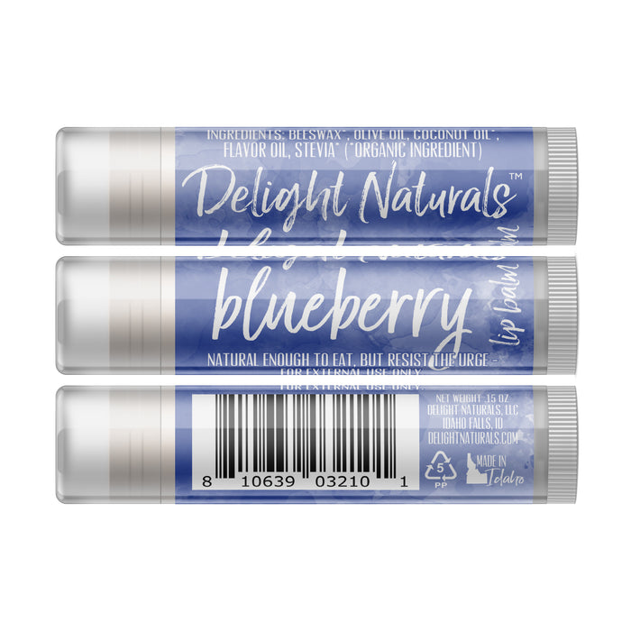 Blueberry Lip Balm - Three Pack