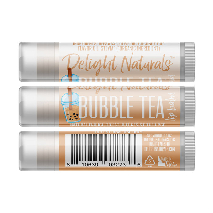 Bubble Tea Lip Balm - Three Pack