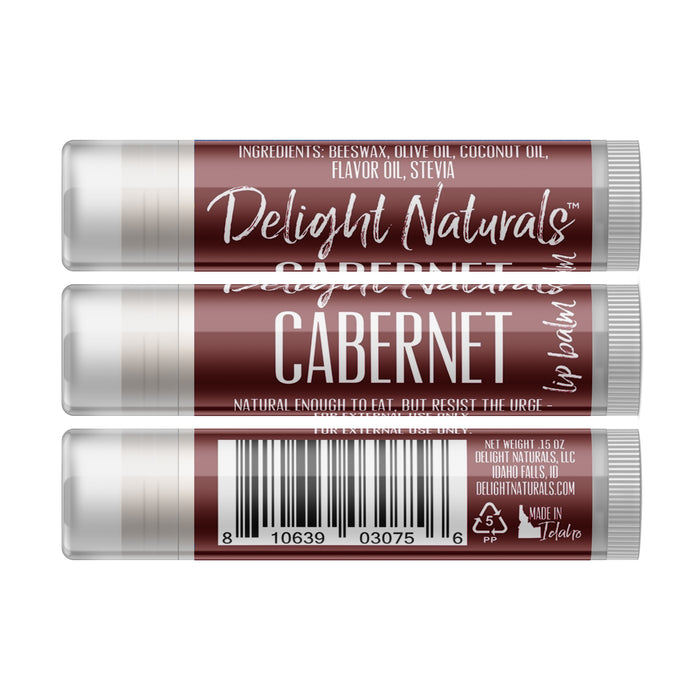 Cabernet Wine Lip Balm - Three Pack