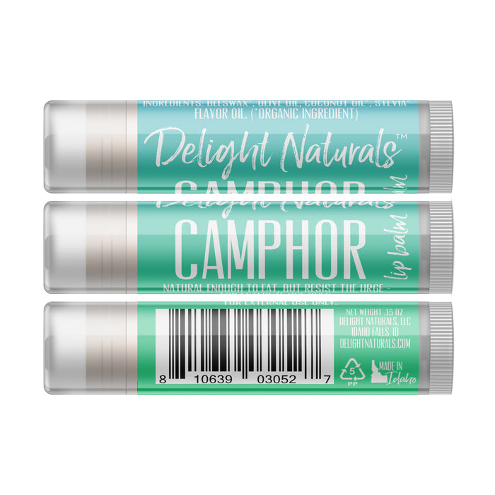 Camphor Lip Balm - Three Pack
