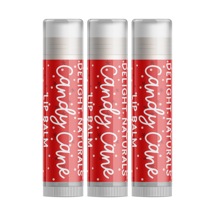 Candy Cane Lip Balm - Three Pack