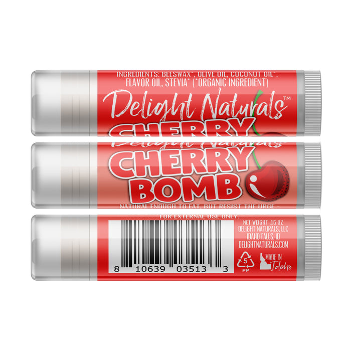 Cherry Bomb Lip Balm - Three Pack