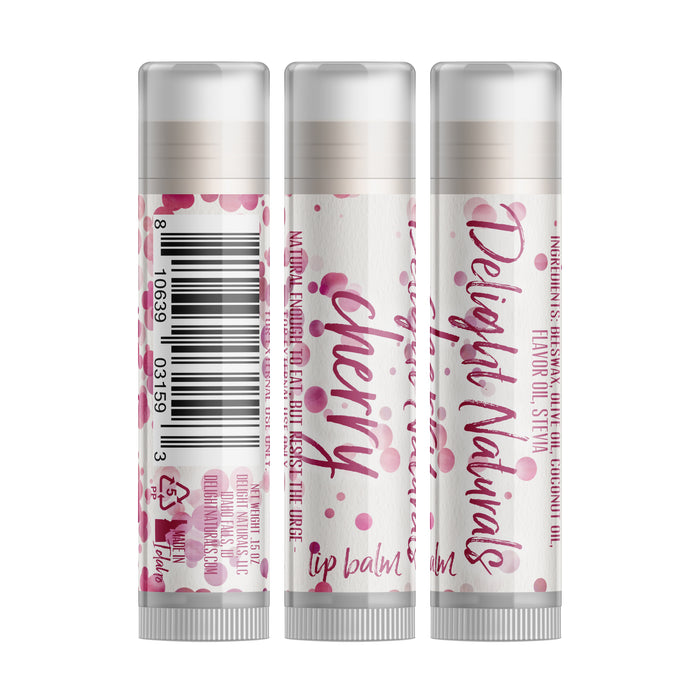 Cherry Lip Balm - Set of Three