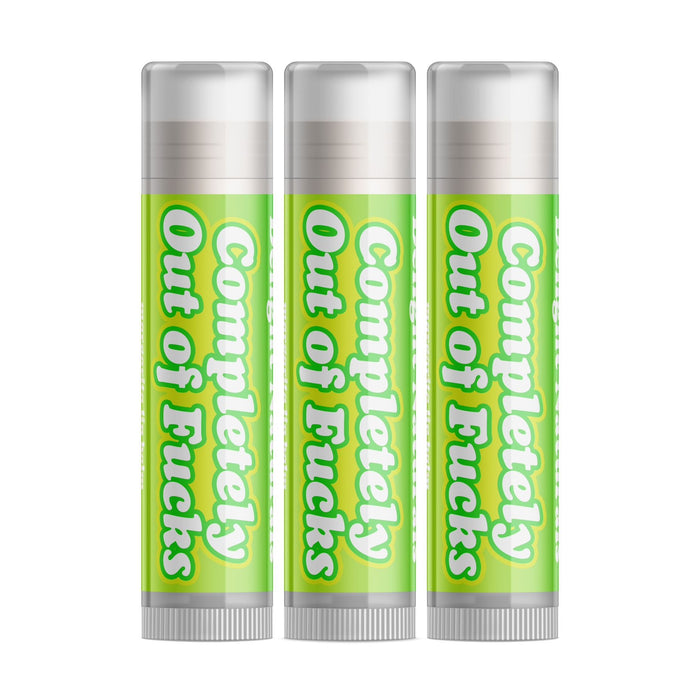 Completely Out of Fucks Lip Balm - Three Pack