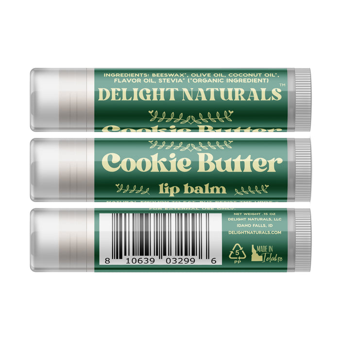 Cookie Butter Lip Balm - Three Pack