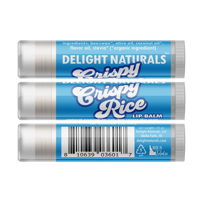 Crispy Rice Lip Balm - Three Pack