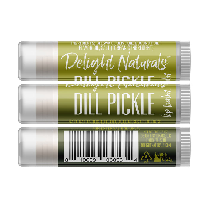 Dill Pickle Lip Balm - Set of Three