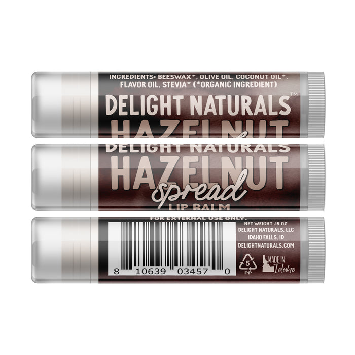 Hazelnut Spread Lip Balm - Three Pack